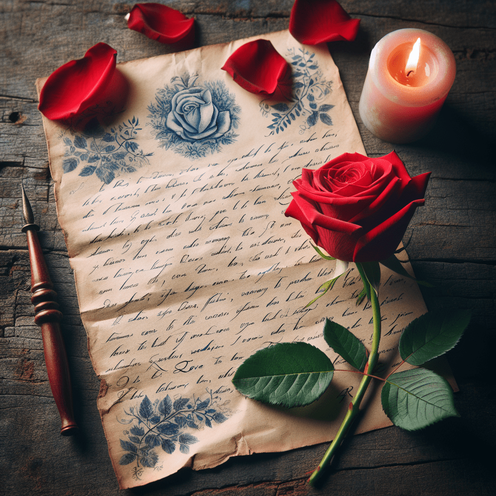 Sincera leyendo una carta de amor con una sonrisa en su rostro.