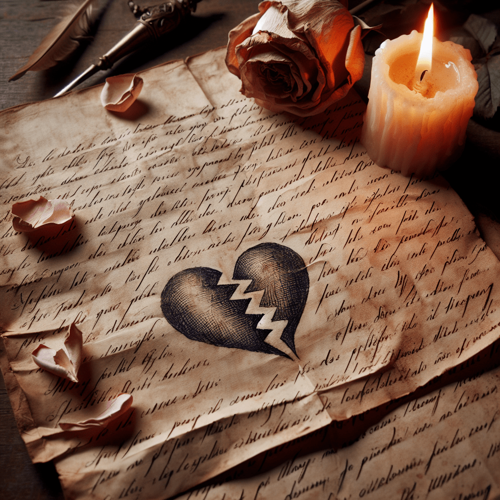 La pasión se desborda en su rostro mientras lee la carta de su amado.