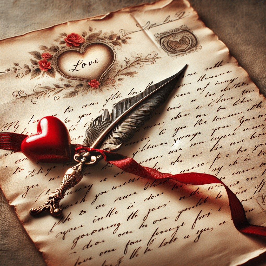 La dulzura de una carta de amor en manos de mi bella amada.